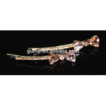 2015 Nette Mädchen Bogen Mode Ornament Kristall Bobby Pin Rhinestone Barrette